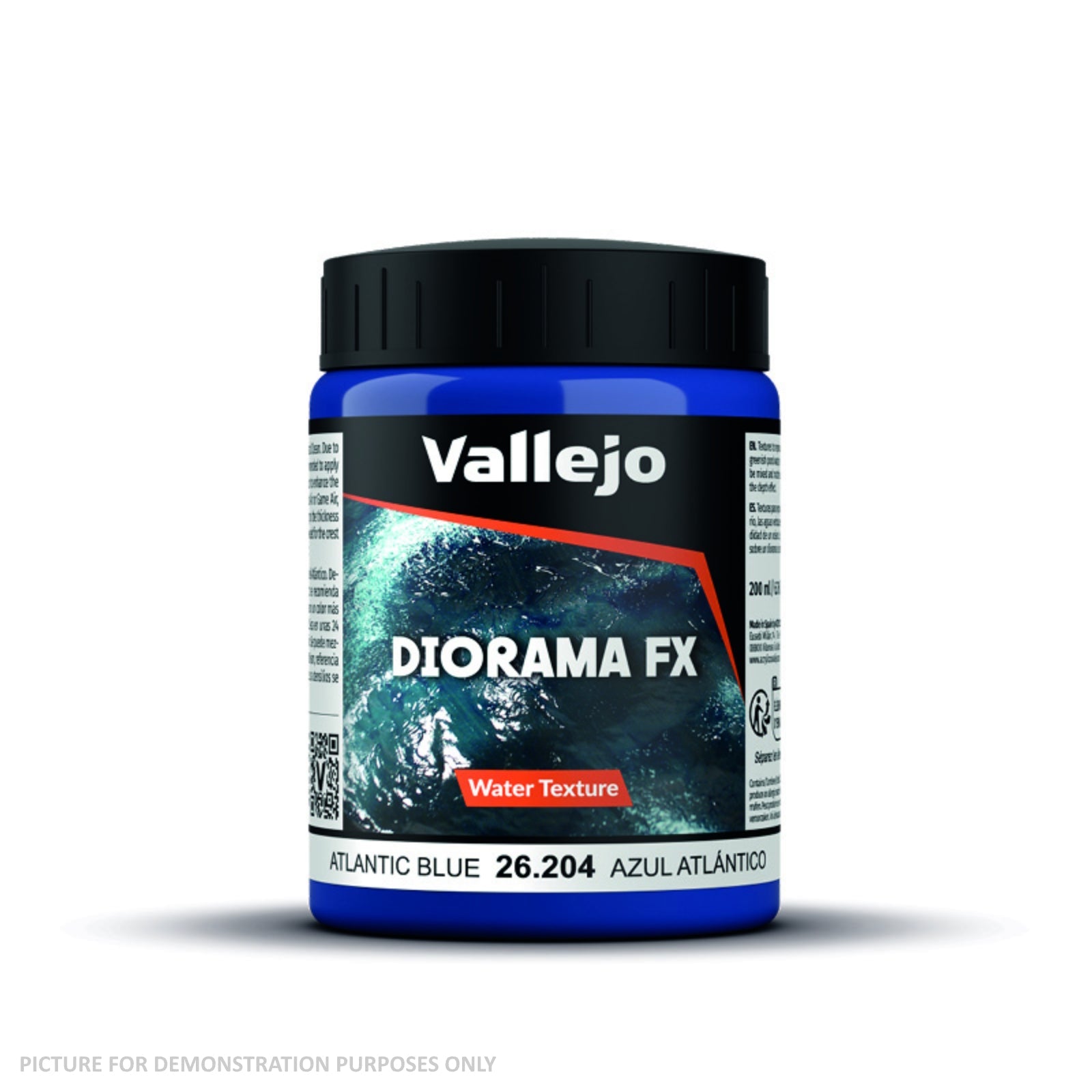Vallejo Diorama Effects - 26.204 Water Texture Acrylic Atlantic Blue 200ml